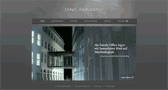 Desktop Screenshot of jans-holding.com